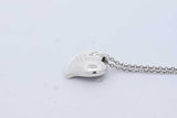 Tiffany & Co. Elsa Peretti Sterling Full Heart Pendant Necklace 4.5g  Eb926lxzde