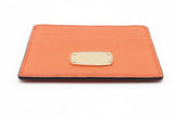 Michael Kors Jet Set Travel Orange Card Case Wallet Eb0924rsa