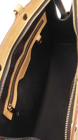 Louis Vuitton Brea Mm Handbag In Monogram-embossed Burgundy Vernis Fw0526pzxdu