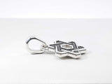 David Yurman Black Diamond & Silver Deco Star Of David Pendant 7.1g Fw0926oxzdu
