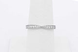 Tiffany & Co. Harmony Diamond Band Ring In Platinum 3 Grams Size 7 Eb0726ocrsa