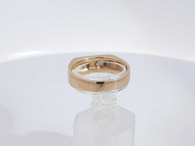 0.28 Cttw Diamond 14k Yellow Gold Ring 6.1 Grams Size 7 Aa1025oirsa
