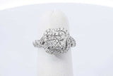 1.71ctw Diamond Wedding Set In 14k White Gold 7.3 Grams Size 4 Eb1125ixzdu