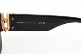 Miu Miu Black Sunglasses Smu 09w Eb0726lcrsa
