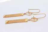 18k Yellow Gold Filigree Dangle Earrings 8.2 Grams Eb0526cxzsa