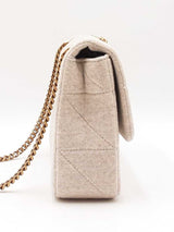 Yves Saint Laurent Jamie Chain Shoulder Bag In Quilted Jersey Fw0625exzdu