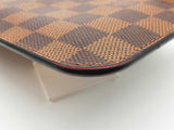 Louis Vuitton Pochette Brown Damier Ebene Coated Canvas Pouch Do0826orzde