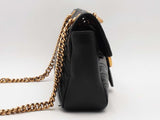 Gucci Gg Marmont Matelasse Shoulder Bag Black Aa0426rrzsa