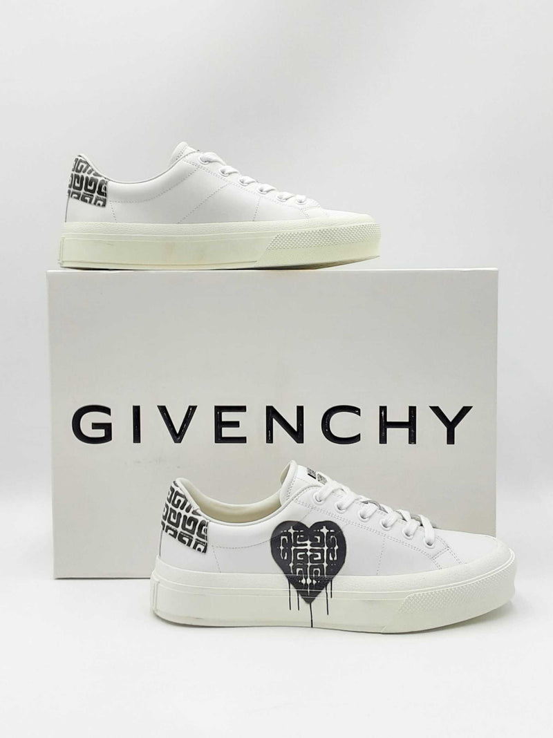 Givenchy X Chito City Heart 4g Tag Effect White Size 38 Sneakers Fw0125lxzdu