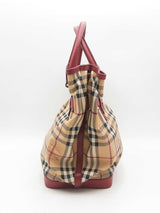 Burberry Golderton Haymarket Check Canterbury Coated Canvas Tote Bag Fw1124orxsa