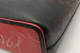 Christian Louboutin Cabata Loubinthesky Red & Black Ombre Tote Bag Eb1026pxzsa