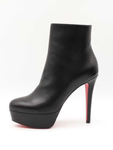 Christian Louboutin Bianca Ankle Boots In Black Leather Size Eu 36 Fw1225lordu