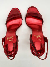 Christian Louboutin O Astrid 100 Red Patent Leather Heels Size Eu 40 Do0924lxzde