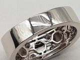 0.95 Cttw Lab Grown Diamonds 7.4g 10k White Gold 7.4g Ring Size 10 Do0525pcrde