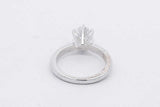 1.0ctw Lab Grown Diamond Ring In 18k White Gold 3.8 Grams Size 4 Eb0826prxsa