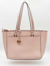 Michael Kors Maisie Large Pebbled Powder Blush Leather Tote Bag Sd0326izdu