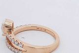 1.0cttw Lab Grown Diamond Ring In 14k Yellow Gold 4 Grams Size 7 Eb0826crxsa