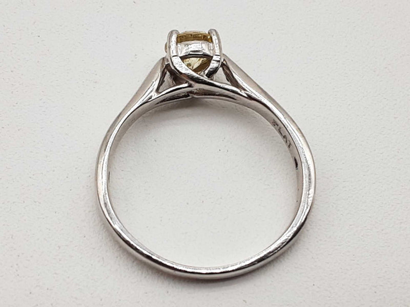 0.65 Cttw Champage Diamond 0.95 Platinum 5.1g Ring Size 8.75 Lh0324pixde