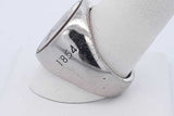 Louis Vuitton Lv Logo Horn Inlay Signet Ring 14.7 Grams Size 9 Eb0726lxzde