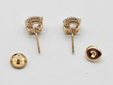 3.0 Cttw Lab Grown Diamonds 14k Yg 1.5g Screw Back Stud Earrings Do0726rrxde