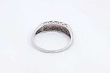 Approx. 0.2ctw Diamond Ring In 14k White Gold 3.2 Grams Size 9.5 Ebeb1124lexsa