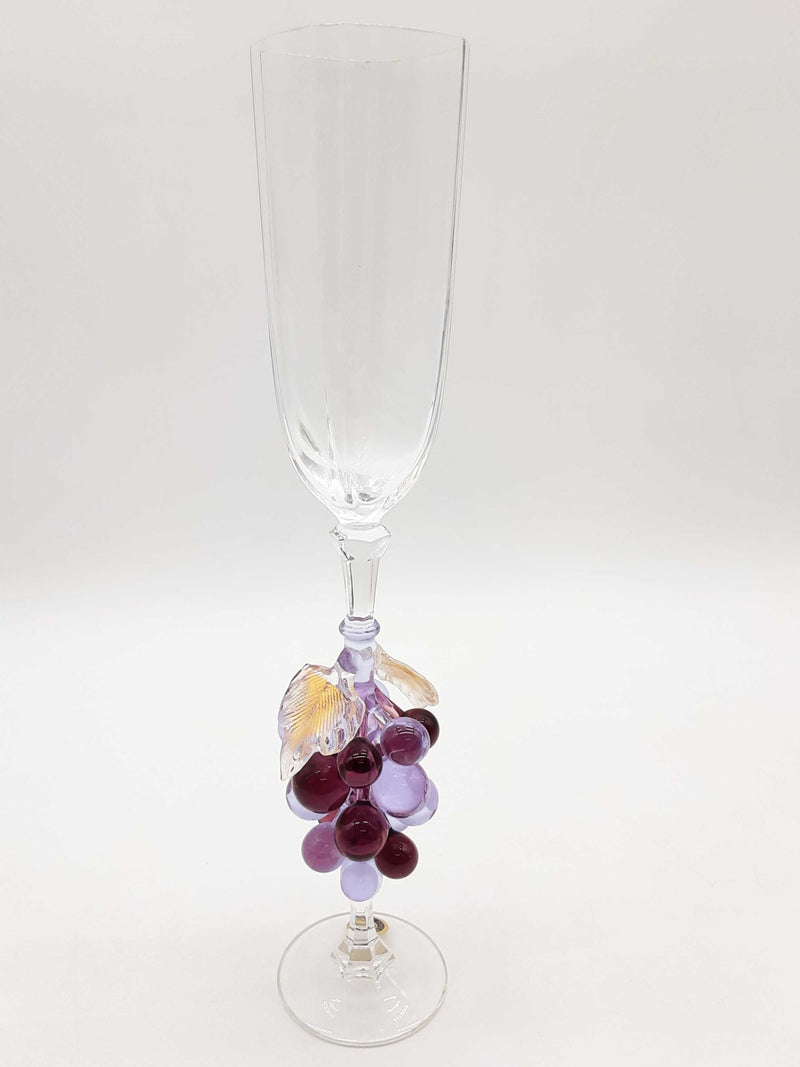 Murano Grape Glass Champagne Flute Do0125wxde