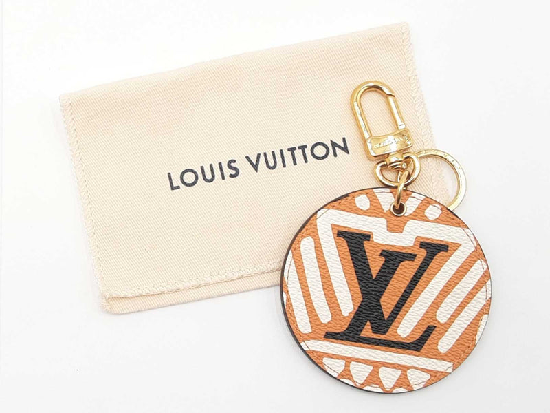 Louis Vuitton Crafty Illustre Key Holder Bag Charm In Coated Canvas Fw0725lszdu