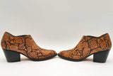 Coach Perri Snake Print Ankle Boots Size 6.5 C Eb0924oxde