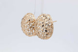 14k Yellow Gold Filigree Stud Earrings 5.3 Grams Eb0826orxsa