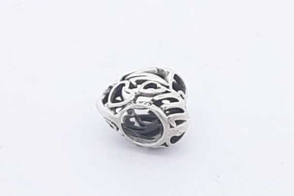 Pandora Sterling Silver Mom Heart Charm 1.1 Grams Eb0824rsa