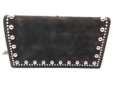 Christian Louboutin Loubi54 Embellished Black Suede Crossbody Bag Do0825pzxde