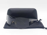 Balenciaga Oversized Studded Shield Sunglasses In Grey Crystal Fw1026lxzdu