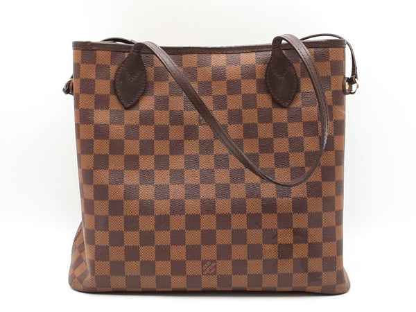 Louis Vuitton Neverfull Mm Tote Bag In Damier Ebene Coated Canvas Fw1025wxzdu