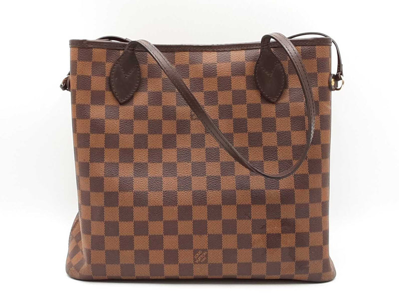 Louis Vuitton Neverfull Mm Tote Bag In Damier Ebene Coated Canvas Fw1025wxzdu