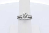 2.32cttw Diamond Ring In 10k White Gold Ring 5.1 Grams Size 6.5 Eb0826lxxzde