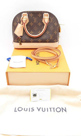 Louis Vuitton Monogram Alma Bb Top Handle Bag Ebexzdu 144030006341