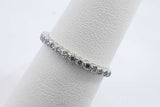 Diamond 14k White Gold Ring 1.2 Grams Size 6.5 Eb0526irdu