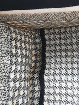 Christian Dior Houndstooth Embroidered Book Tote Bag Eb0826exzde