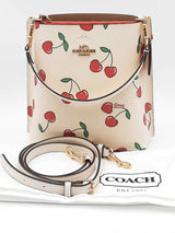 Coach Mollie Cherry Print Bucket Bag Eb1225lxzdu