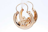 14k Yellow Gold Hoop Earrings 3.6 Grams Eb0526owode