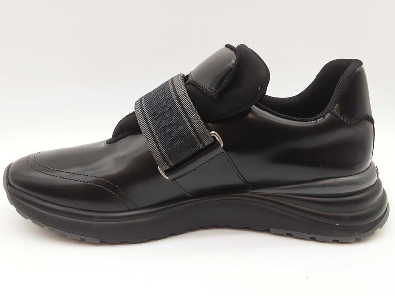 Salvatore Ferragamo Tommy Nero Black Leather Slip On Shoes Size 7m Do0925crde