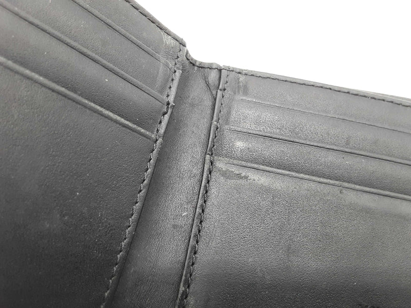 Mcm Black Visetos Coated Canvas Bifold Wallet Do0925oxde