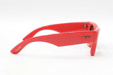 Ray-ban Rb 4940 Red Wayfarer Puffer Sunglasses Eb1125ixdu