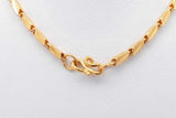 22k Yellow Gold Flower Necklace 19 Grams 16 Inch Eb1024lxxzsa