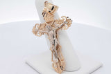 14k Yellow Gold Crucifix Pendant 6.6 Grams Eb0326prxsa