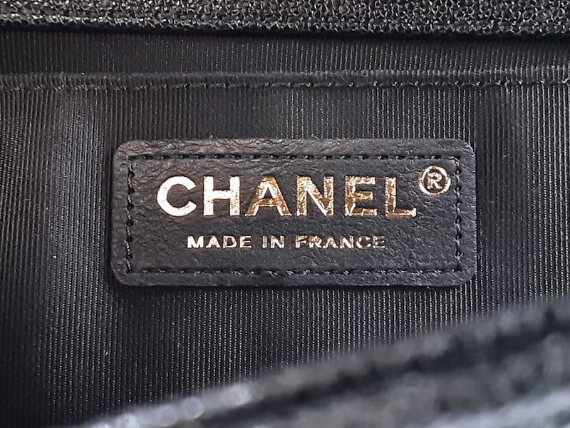 Chanel Boy Bag In Black Quilted Caviar Leather Fw0725orzxdu