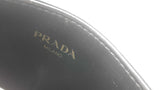 Prada Black Leather Card Holder Wallet Eb0126lordu