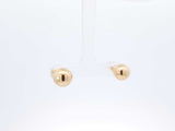 18k Yellow Gold Ball Stud Earrings 3 Grams Fw0826oprdu