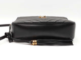 Yves Saint Laurent Lou Camera Bag In Black Matelassé Leather Fw07260owxdu