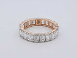 4.34 Cttw Lab-grown Diamond & 14k Yellow Gold Ring 2.4 Gram Size 6.5 Fw0725ecrdu